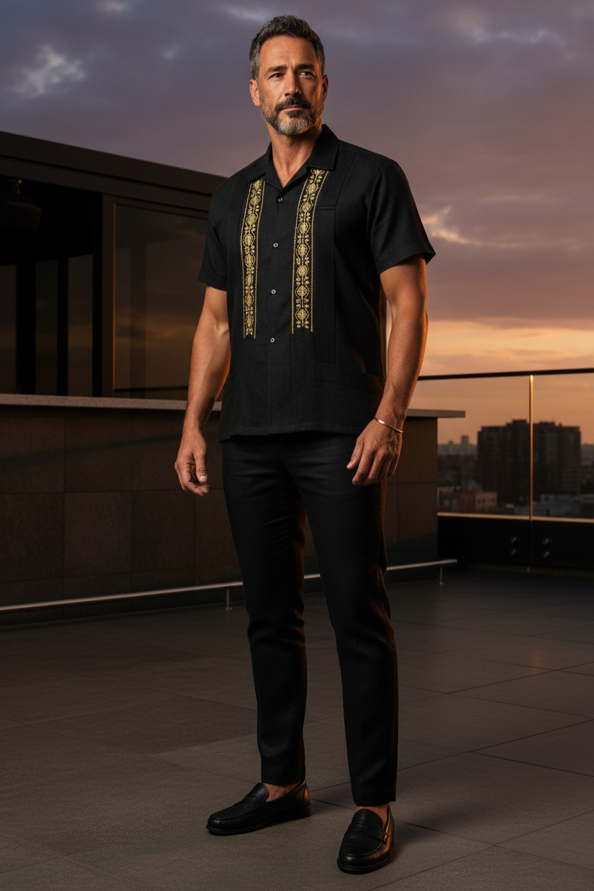 Guayabera Negra · Edición Noche